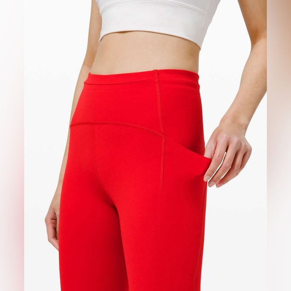 NWOT Lululemon Swift Speed HR Tight 28" -
Dark Red (First Release) - 2 - Picture 6 of 13